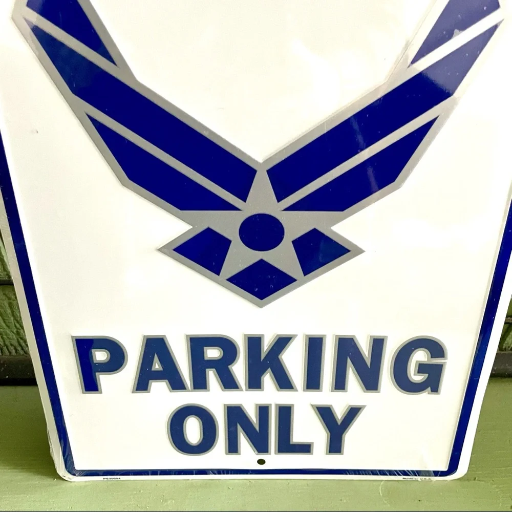 NEW U.S. Air Force Parking Only Metal Sign